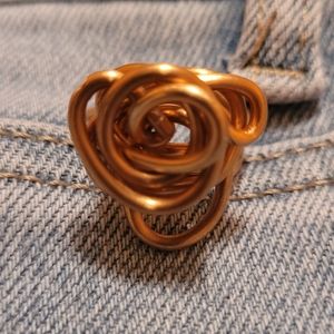 Rose Gold Handmade Wire Ring